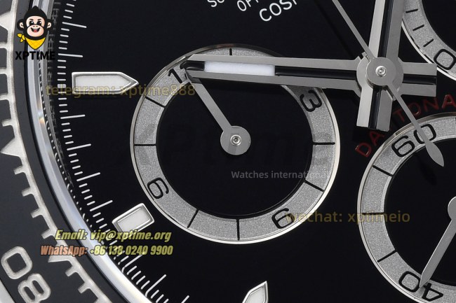 Daytona 126500LN 40mm VSF Black/Stick on SS/SS Bracelet DD4801 Super Clone Daytona 126500LN 40mm VSF Black/Stick on SS/SS Bracelet DD4801 Super Clone