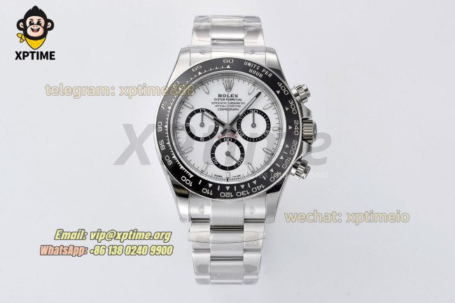 Daytona 116500LN 40mm VSF White/Stick on SS/SS Bracelet DD4801 Super Clone Daytona 116500LN 40mm VSF White/Stick on SS/SS Bracelet DD4801 Super Clone