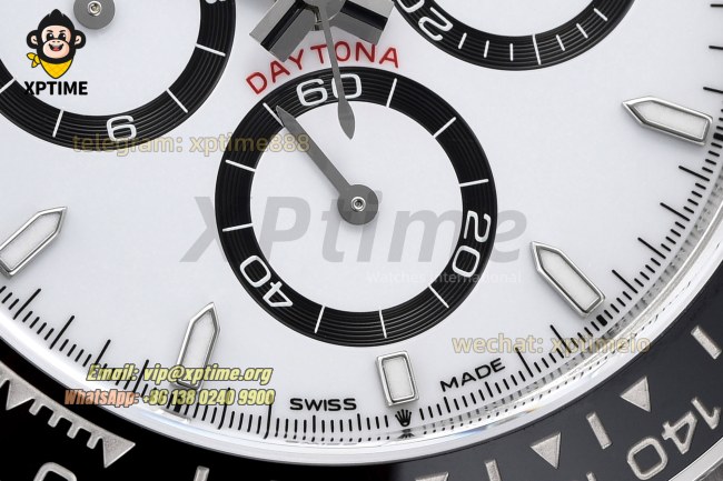 Daytona 116500LN 40mm VSF White/Stick on SS/SS Bracelet DD4801 Super Clone Daytona 116500LN 40mm VSF White/Stick on SS/SS Bracelet DD4801 Super Clone