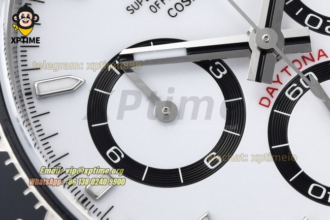 Daytona 116500LN 40mm VSF White/Stick on SS/SS Bracelet DD4801 Super Clone Daytona 116500LN 40mm VSF White/Stick on SS/SS Bracelet DD4801 Super Clone