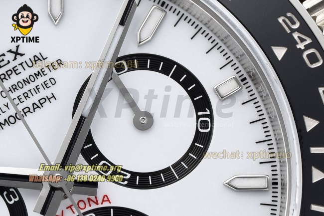 Daytona 116500LN 40mm VSF White/Stick on SS/SS Bracelet DD4801 Super Clone Daytona 116500LN 40mm VSF White/Stick on SS/SS Bracelet DD4801 Super Clone