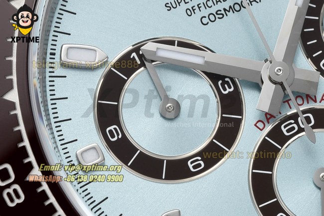 Daytona 116506 40mm VSF Ice Blue/Stick on SS/SS Bracelet DD4130 Super Clone Daytona 116506 40mm VSF Ice Blue/Stick on SS/SS Bracelet DD4130 Super Clone