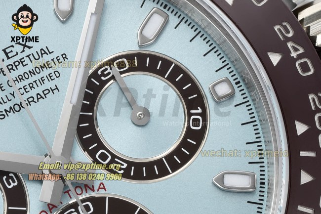 Daytona 116506 40mm VSF Ice Blue/Stick on SS/SS Bracelet DD4130 Super Clone Daytona 116506 40mm VSF Ice Blue/Stick on SS/SS Bracelet DD4130 Super Clone