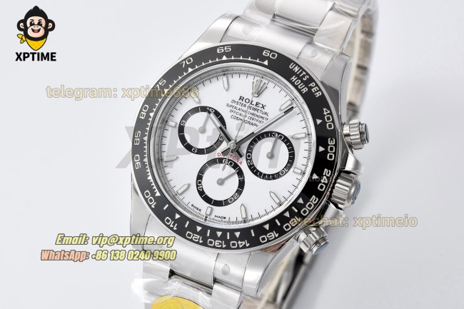 Daytona 126500LN 40mm VSF White/Stick on SS/SS Bracelet DD4131 Super Clone Daytona 126500LN 40mm VSF White/Stick on SS/SS Bracelet DD4131 Super Clone