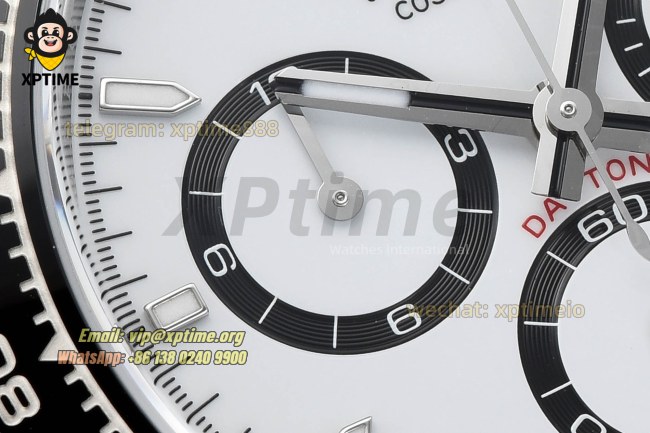 Daytona 126500LN 40mm VSF White/Stick on SS/SS Bracelet DD4131 Super Clone Daytona 126500LN 40mm VSF White/Stick on SS/SS Bracelet DD4131 Super Clone