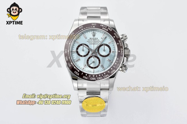 Daytona 126506 40mm VSF Ice Blue/Diamond on SS/SS Bracelet DD4131 Super Clone Daytona 126506 40mm VSF Ice Blue/Diamond on SS/SS Bracelet DD4131 Super Clone