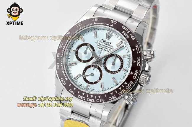 Daytona 126506 40mm VSF Ice Blue/Diamond on SS/SS Bracelet DD4131 Super Clone Daytona 126506 40mm VSF Ice Blue/Diamond on SS/SS Bracelet DD4131 Super Clone