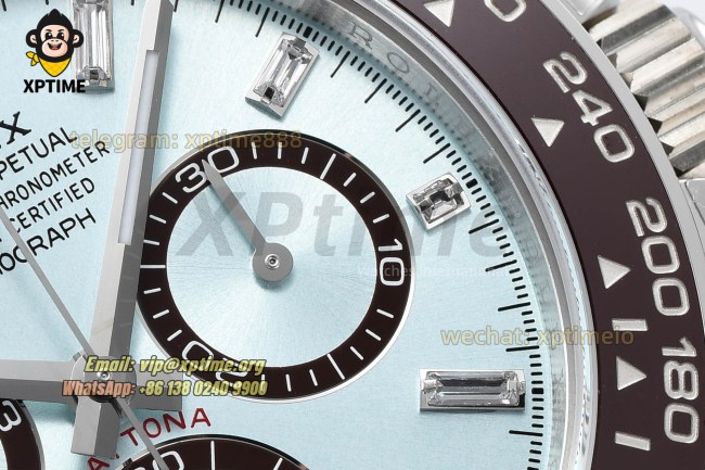 Daytona 126506 40mm VSF Ice Blue/Diamond on SS/SS Bracelet DD4131 Super Clone Daytona 126506 40mm VSF Ice Blue/Diamond on SS/SS Bracelet DD4131 Super Clone