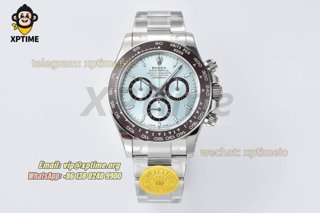 Daytona 126506 40mm VSF Ice Blue/Stick on SS/SS Bracelet DD4131 Super Clone Daytona 126506 40mm VSF Ice Blue/Stick on SS/SS Bracelet DD4131 Super Clone