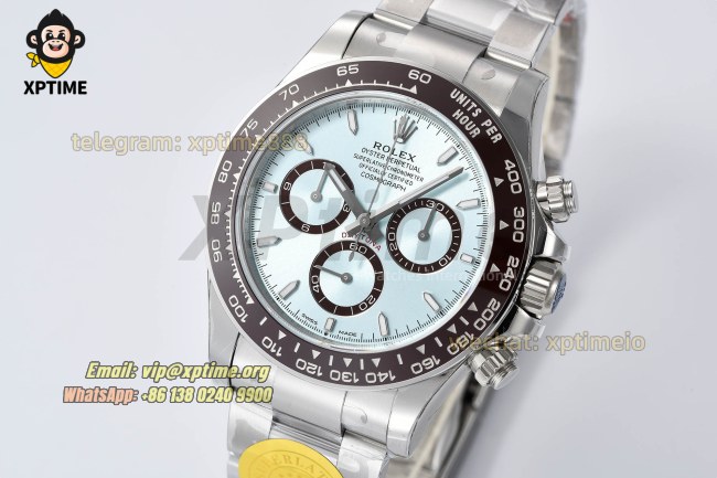 Daytona 126506 40mm VSF Ice Blue/Stick on SS/SS Bracelet DD4131 Super Clone Daytona 126506 40mm VSF Ice Blue/Stick on SS/SS Bracelet DD4131 Super Clone