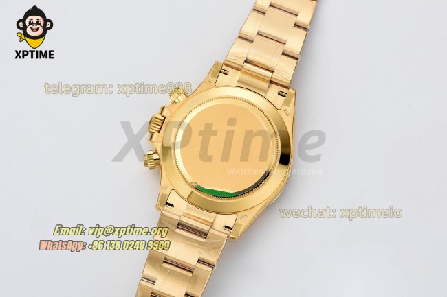 Daytona 116508 40mm VSF Green/Stick on YG/YG Bracelet DD4130 Super Clone Daytona 116508 40mm VSF Green/Stick on YG/YG Bracelet DD4130 Super Clone