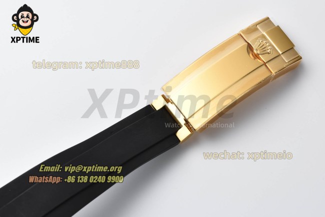 Daytona 126518 40mm VSF YG Black/Stick on YG/RU Strap DD4131 Super Clone Daytona 126518 40mm VSF YG Black/Stick on YG/RU Strap DD4131 Super Clone