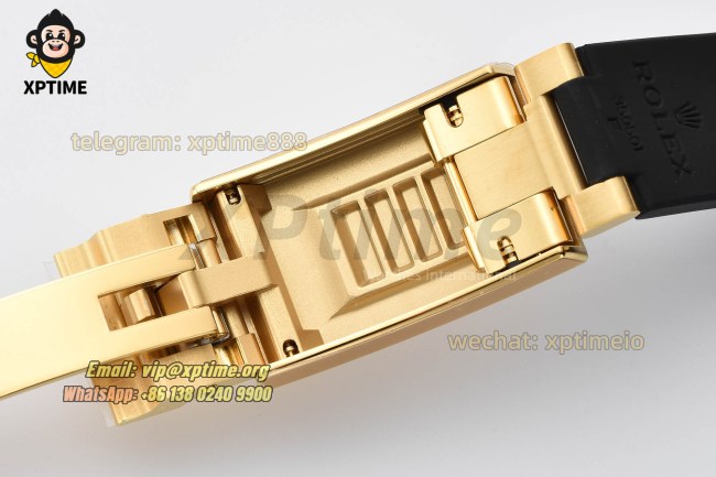 Daytona 126518 40mm VSF YG Black/Stick on YG/RU Strap DD4131 Super Clone Daytona 126518 40mm VSF YG Black/Stick on YG/RU Strap DD4131 Super Clone