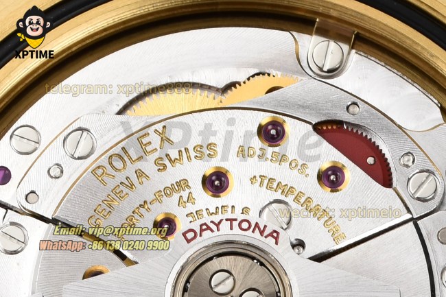 Daytona 116518 40mm VSF YG Black/Stick on YG/RU Strap DD4130 Super Clone Daytona 116518 40mm VSF YG Black/Stick on YG/RU Strap DD4130 Super Clone