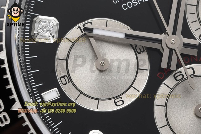 Daytona 126519 40mm VSF Black Gray/Diamond on SS/RU Strap DD4131 Super Clone Daytona 126519 40mm VSF Black Gray/Diamond on SS/RU Strap DD4131 Super Clone