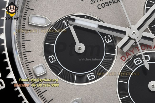 Daytona 116519 40mm VSF Gray Black/Stick on SS/RU Strap DD4130 Super Clone Daytona 116519 40mm VSF Gray Black/Stick on SS/RU Strap DD4130 Super Clone