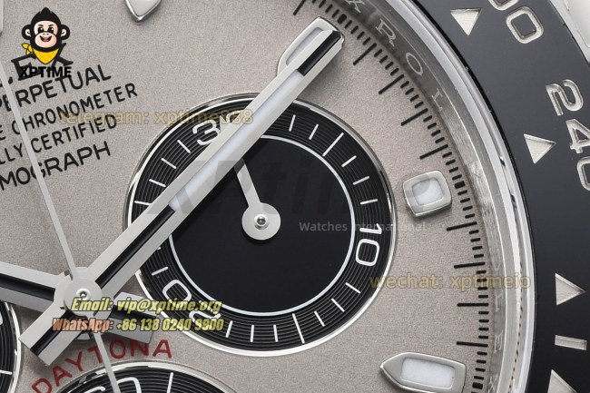 Daytona 116519 40mm VSF Gray Black/Stick on SS/RU Strap DD4130 Super Clone Daytona 116519 40mm VSF Gray Black/Stick on SS/RU Strap DD4130 Super Clone