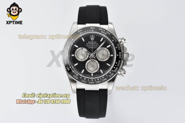 Daytona 126519 40mm VSF Black Gray/Stick on SS/RU Strap DD4131 Super Clone Daytona 126519 40mm VSF Black Gray/Stick on SS/RU Strap DD4131 Super Clone