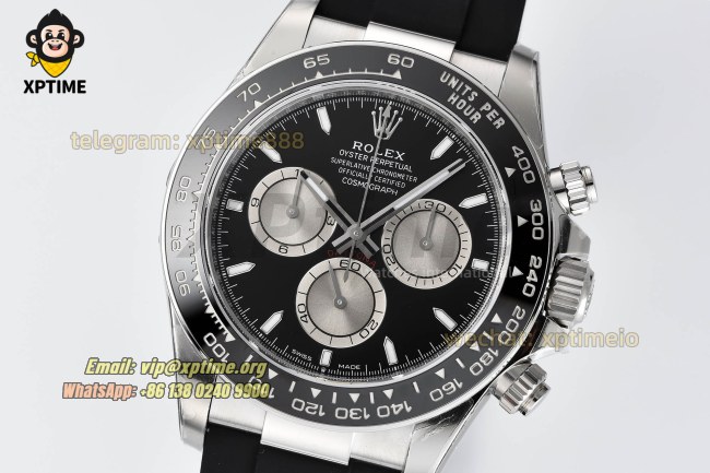 Daytona 126519 40mm VSF Black Gray/Stick on SS/RU Strap DD4131 Super Clone Daytona 126519 40mm VSF Black Gray/Stick on SS/RU Strap DD4131 Super Clone