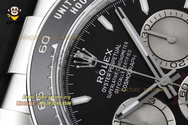 Daytona 126519 40mm VSF Black Gray/Stick on SS/RU Strap DD4131 Super Clone Daytona 126519 40mm VSF Black Gray/Stick on SS/RU Strap DD4131 Super Clone