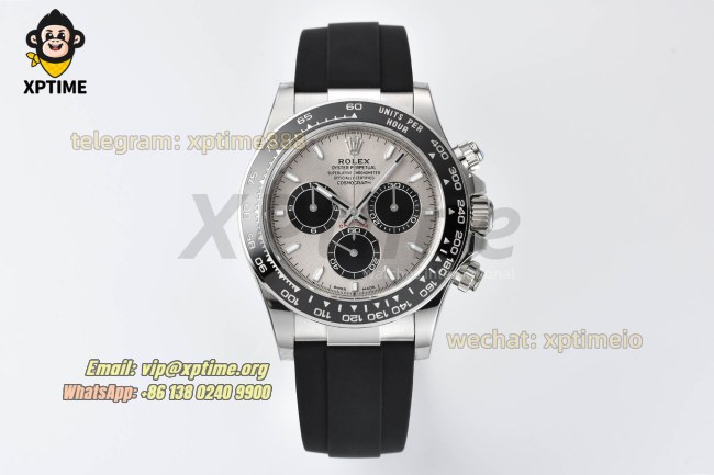 Daytona 126519 40mm VSF Gray Black/Stick on SS/RU Strap DD4131 Super Clone Daytona 126519 40mm VSF Gray Black/Stick on SS/RU Strap DD4131 Super Clone