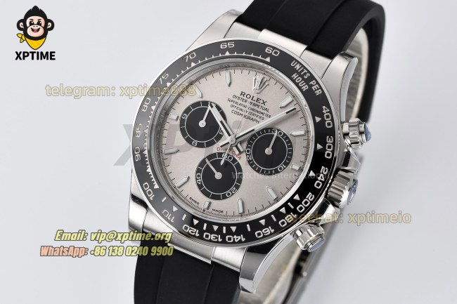 Daytona 126519 40mm VSF Gray Black/Stick on SS/RU Strap DD4131 Super Clone Daytona 126519 40mm VSF Gray Black/Stick on SS/RU Strap DD4131 Super Clone