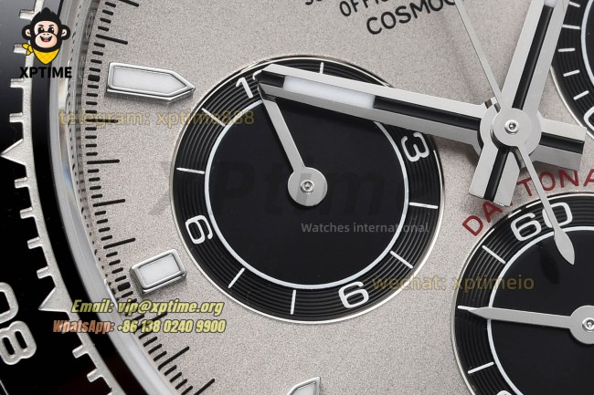 Daytona 126519 40mm VSF Gray Black/Stick on SS/RU Strap DD4131 Super Clone Daytona 126519 40mm VSF Gray Black/Stick on SS/RU Strap DD4131 Super Clone