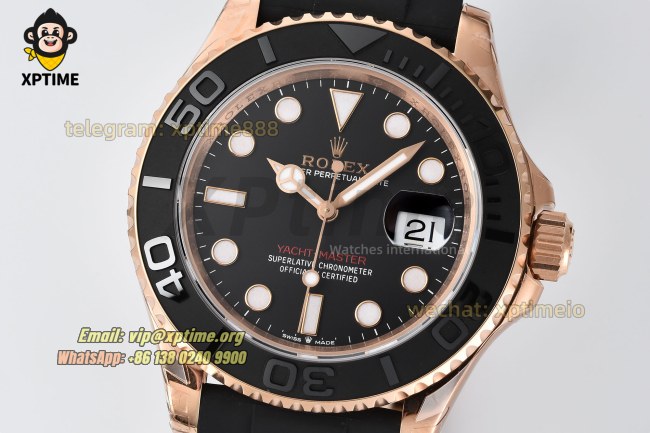 Yacht-Master 126655 40mm VSF Black/Dot on RG/RU VS3235 Super Clone Yacht-Master 126655 40mm VSF Black/Dot on RG/RU VS3235 Super Clone