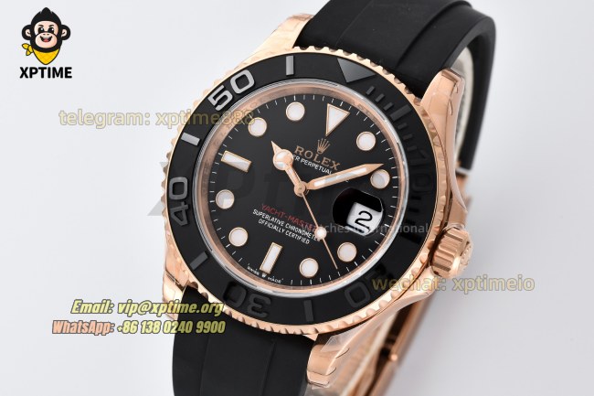 Yacht-Master 126655 40mm VSF Black/Dot on RG/RU VS3235 Super Clone Yacht-Master 126655 40mm VSF Black/Dot on RG/RU VS3235 Super Clone