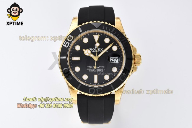 Yacht-Master 226658 42mm VSF Black/Dot on YG/RU VS3235 Super Clone Yacht-Master 226658 42mm VSF Black/Dot on YG/RU VS3235 Super Clone