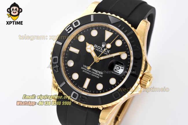 Yacht-Master 226658 42mm VSF Black/Dot on YG/RU VS3235 Super Clone Yacht-Master 226658 42mm VSF Black/Dot on YG/RU VS3235 Super Clone