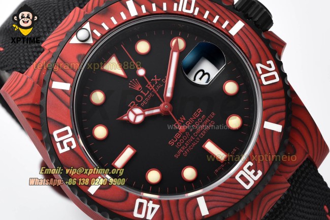 Submariner DIW 40mm VSF Red/Dot on FC/NY Strap VS3135 Super Clone Submariner DIW 40mm VSF Red/Dot on FC/NY Strap VS3135 Super Clone