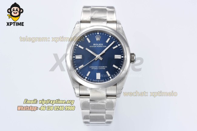 Oyster Perpetual 126000 36mm VSF Blue/Stick on SS/SS Bracelet VS3230 Super Clone Oyster Perpetual 126000 36mm VSF Blue/Stick on SS/SS Bracelet VS3230 Super Clone