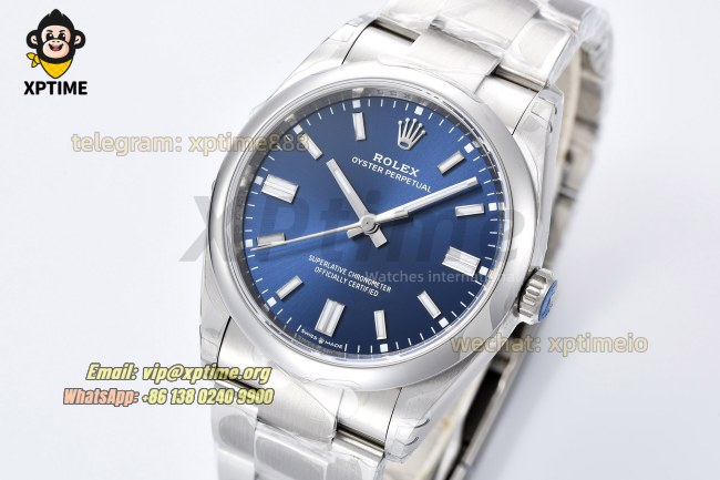 Oyster Perpetual 126000 36mm VSF Blue/Stick on SS/SS Bracelet VS3230 Super Clone Oyster Perpetual 126000 36mm VSF Blue/Stick on SS/SS Bracelet VS3230 Super Clone