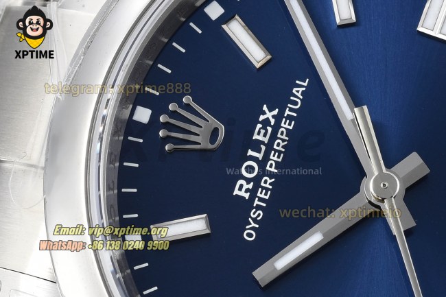 Oyster Perpetual 126000 36mm VSF Blue/Stick on SS/SS Bracelet VS3230 Super Clone Oyster Perpetual 126000 36mm VSF Blue/Stick on SS/SS Bracelet VS3230 Super Clone