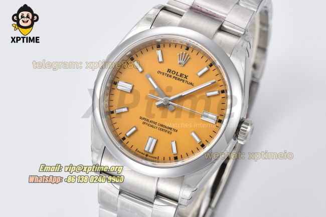 Oyster Perpetual 126000 36mm VSF Yellow/Stick on SS/SS Bracelet VS3230 Super Clone Oyster Perpetual 126000 36mm VSF Yellow/Stick on SS/SS Bracelet VS3230 Super Clone