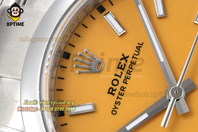 Oyster Perpetual 126000 36mm VSF Yellow/Stick on SS/SS Bracelet VS3230 Super Clone Oyster Perpetual 126000 36mm VSF Yellow/Stick on SS/SS Bracelet VS3230 Super Clone