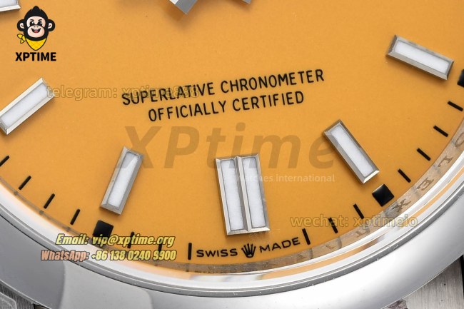 Oyster Perpetual 126000 36mm VSF Yellow/Stick on SS/SS Bracelet VS3230 Super Clone Oyster Perpetual 126000 36mm VSF Yellow/Stick on SS/SS Bracelet VS3230 Super Clone