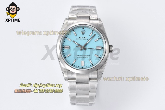 Oyster Perpetual 126000 36mm VSF Tiffany Blue/Stick on SS/SS Bracelet VS3230 Super Clone Oyster Perpetual 126000 36mm VSF Tiffany Blue/Stick on SS/SS Bracelet VS3230 Super Clone