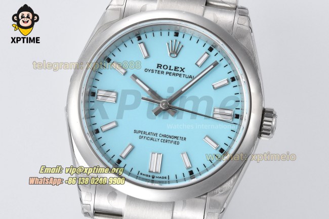 Oyster Perpetual 126000 36mm VSF Tiffany Blue/Stick on SS/SS Bracelet VS3230 Super Clone Oyster Perpetual 126000 36mm VSF Tiffany Blue/Stick on SS/SS Bracelet VS3230 Super Clone