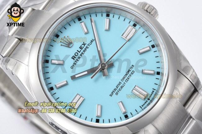 Oyster Perpetual 126000 36mm VSF Tiffany Blue/Stick on SS/SS Bracelet VS3230 Super Clone Oyster Perpetual 126000 36mm VSF Tiffany Blue/Stick on SS/SS Bracelet VS3230 Super Clone