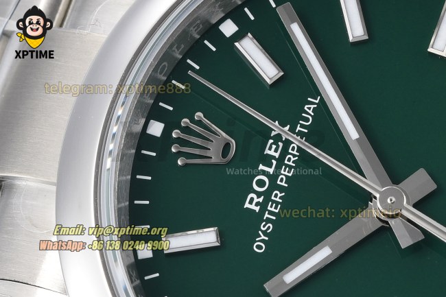 Oyster Perpetual 126000 36mm VSF Green/Stick on SS/SS Bracelet VS3230 Super Clone Oyster Perpetual 126000 36mm VSF Green/Stick on SS/SS Bracelet VS3230 Super Clone