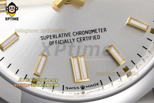 Oyster Perpetual 126000 36mm VSF Silver/Stick on SS/SS Bracelet VS3230 Super Clone Oyster Perpetual 126000 36mm VSF Silver/Stick on SS/SS Bracelet VS3230 Super Clone