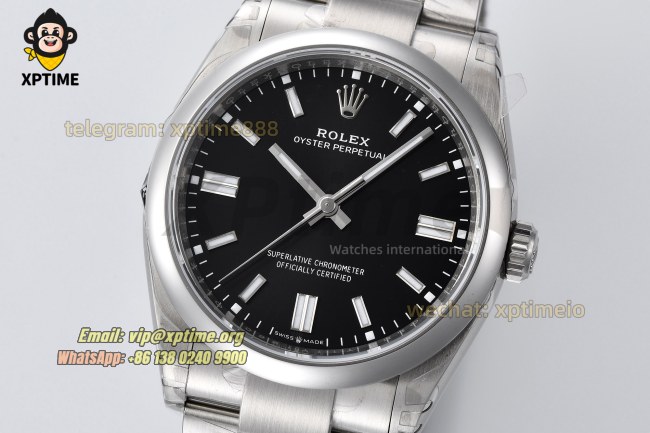 Oyster Perpetual 126000 36mm VSF Black/Stick on SS/SS Bracelet VS3230 Super Clone Oyster Perpetual 126000 36mm VSF Black/Stick on SS/SS Bracelet VS3230 Super Clone