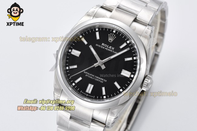 Oyster Perpetual 126000 36mm VSF Black/Stick on SS/SS Bracelet VS3230 Super Clone Oyster Perpetual 126000 36mm VSF Black/Stick on SS/SS Bracelet VS3230 Super Clone