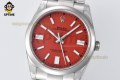 Oyster Perpetual 124300 41mm VSF Red/Stick on SS/SS Bracelet VS3230 Super Clone Oyster Perpetual 124300 41mm VSF Red/Stick on SS/SS Bracelet VS3230 Super Clone