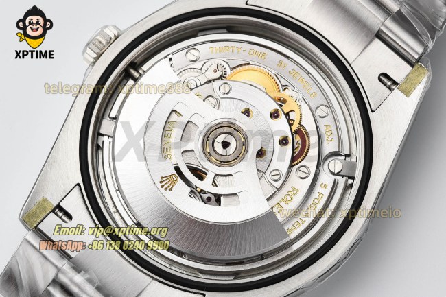 Oyster Perpetual 124300 41mm VSF Yellow/Stick on SS/SS Bracelet VS3230 Super Clone Oyster Perpetual 124300 41mm VSF Yellow/Stick on SS/SS Bracelet VS3230 Super Clone