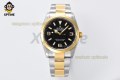 Explorer I 124273 36mm VSF Black/Stick & Numeral on YG/SS Bracelet VS3230 Super Clone Explorer I 124273 36mm VSF Black/Stick & Numeral on YG/SS Bracelet VS3230 Super Clone