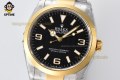 Explorer I 124273 36mm VSF Black/Stick & Numeral on YG/SS Bracelet VS3230 Super Clone Explorer I 124273 36mm VSF Black/Stick & Numeral on YG/SS Bracelet VS3230 Super Clone