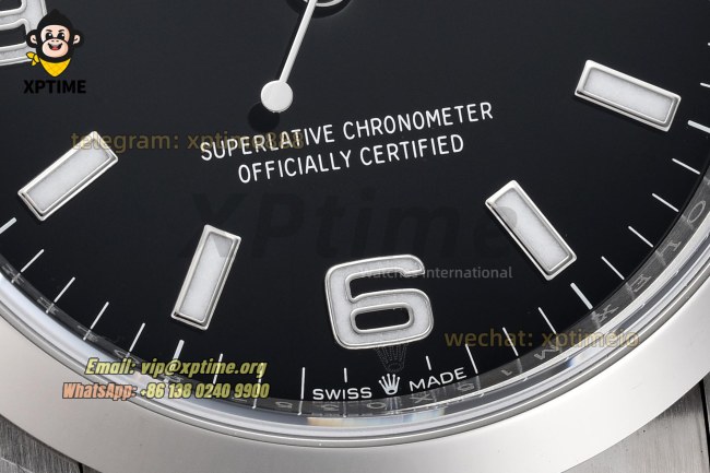 Explorer I 124270 36mm VSF Black/Stick & Numeral on SS/SS Bracelet VS3230 Super Clone Explorer I 124270 36mm VSF Black/Stick & Numeral on SS/SS Bracelet VS3230 Super Clone